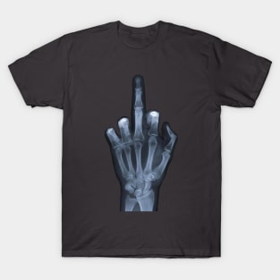 X-Ray Middle Finger T-Shirt